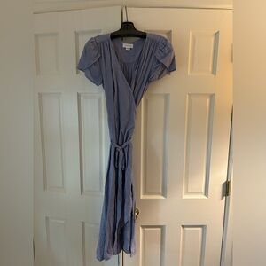 Velvet linen dress